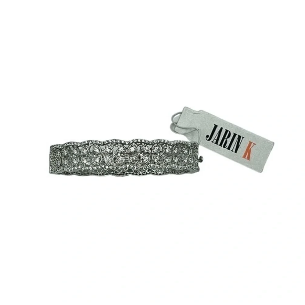 Delicate Hinged Bangle by Jarin K